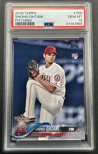 2018 Topps - Shohei Ohtani #700 Los Angeles Angels - RC PSA 10