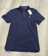 Robert Graham Men's Belvar Knit Polo Shirt Blue Size Men  s Medium Classic Fit