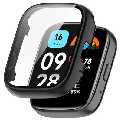 PC +Tempered Film Watch Case for Redmi Watch Youth Edition Watch3 Lite/Active
