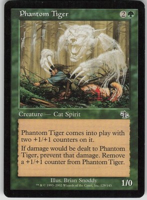 Magic the Gathering TCG Phantom Tiger C Judgment 129