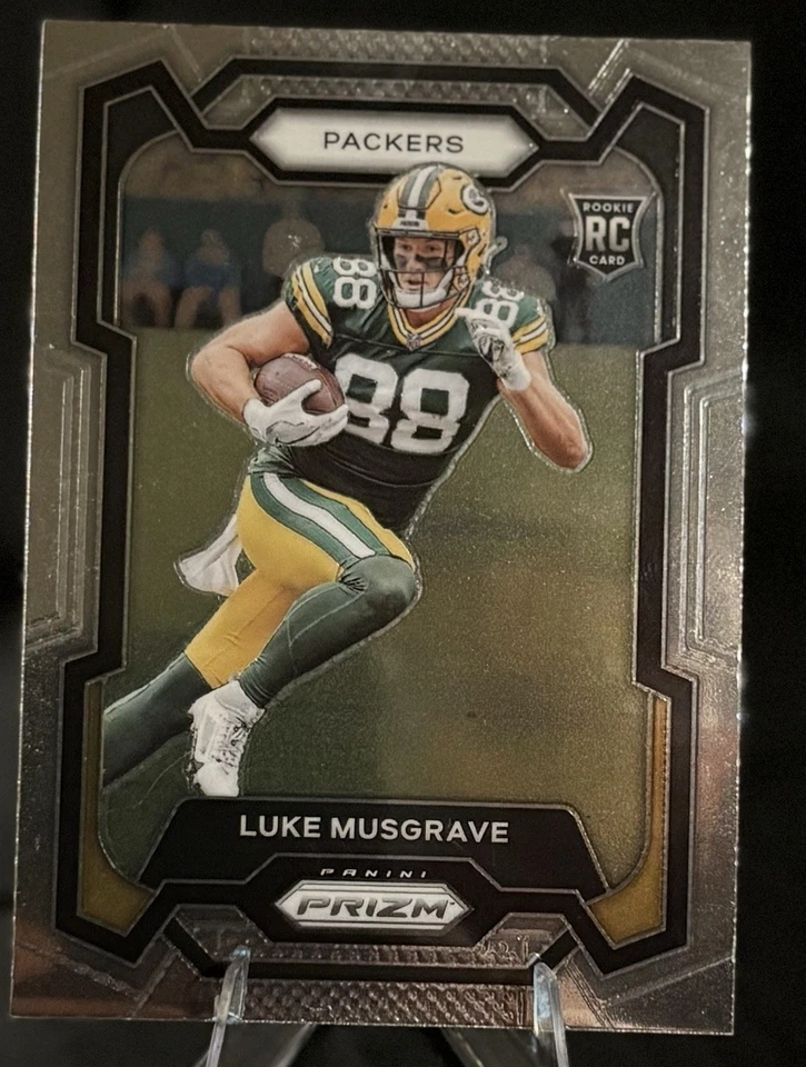 2023 Panini Prizm Luke Musgrave Prizm RC #337 - Packers 10% Off Next Purchase 👀 - Image 2 of 3