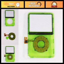 Transparent Clear Green Plastic Faceplate Housing Case for iPod Classic 6th 7th