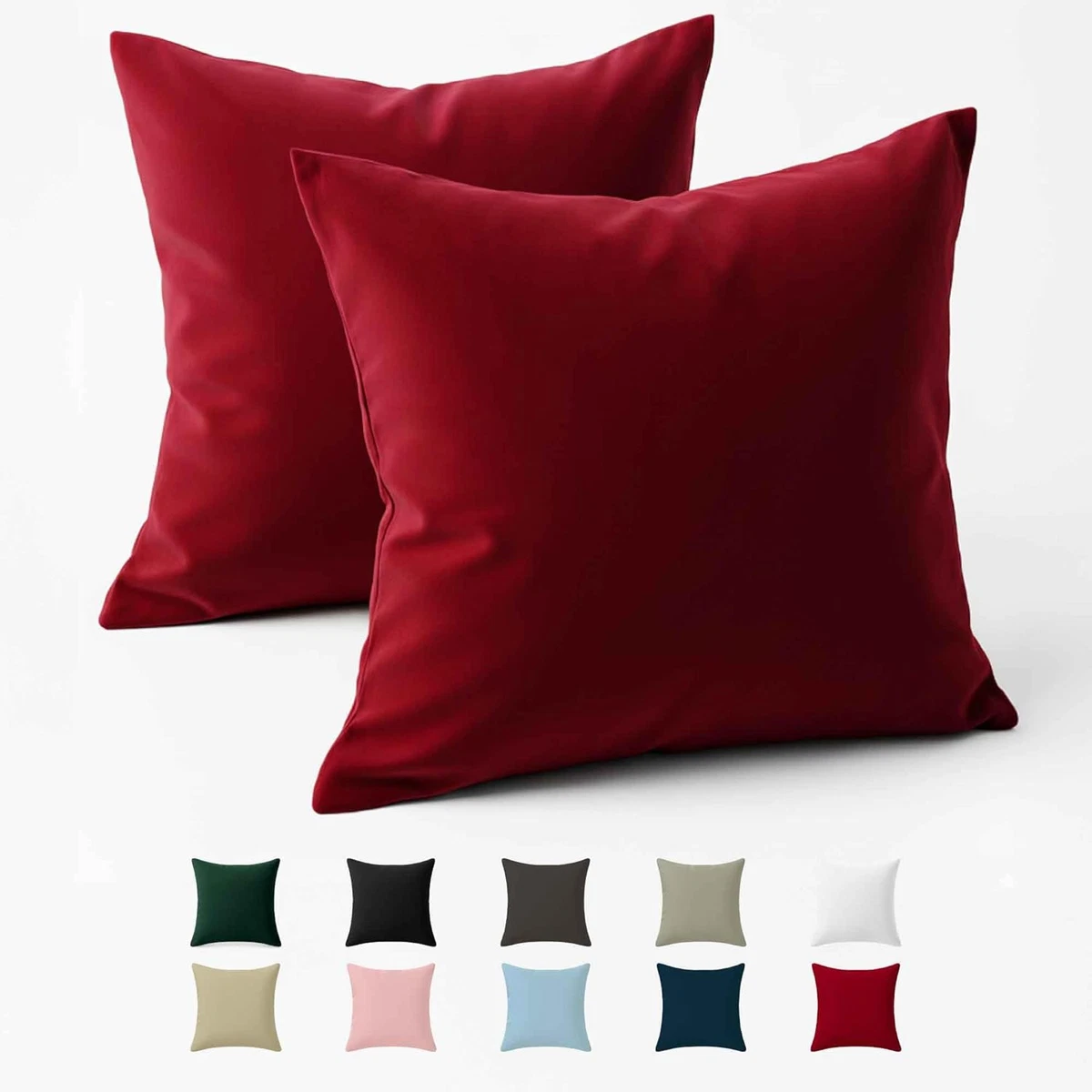 Dreamzie Federe 50x80 Cotone Rinforzato (Set da 2) - Blu Chiaro - Trama