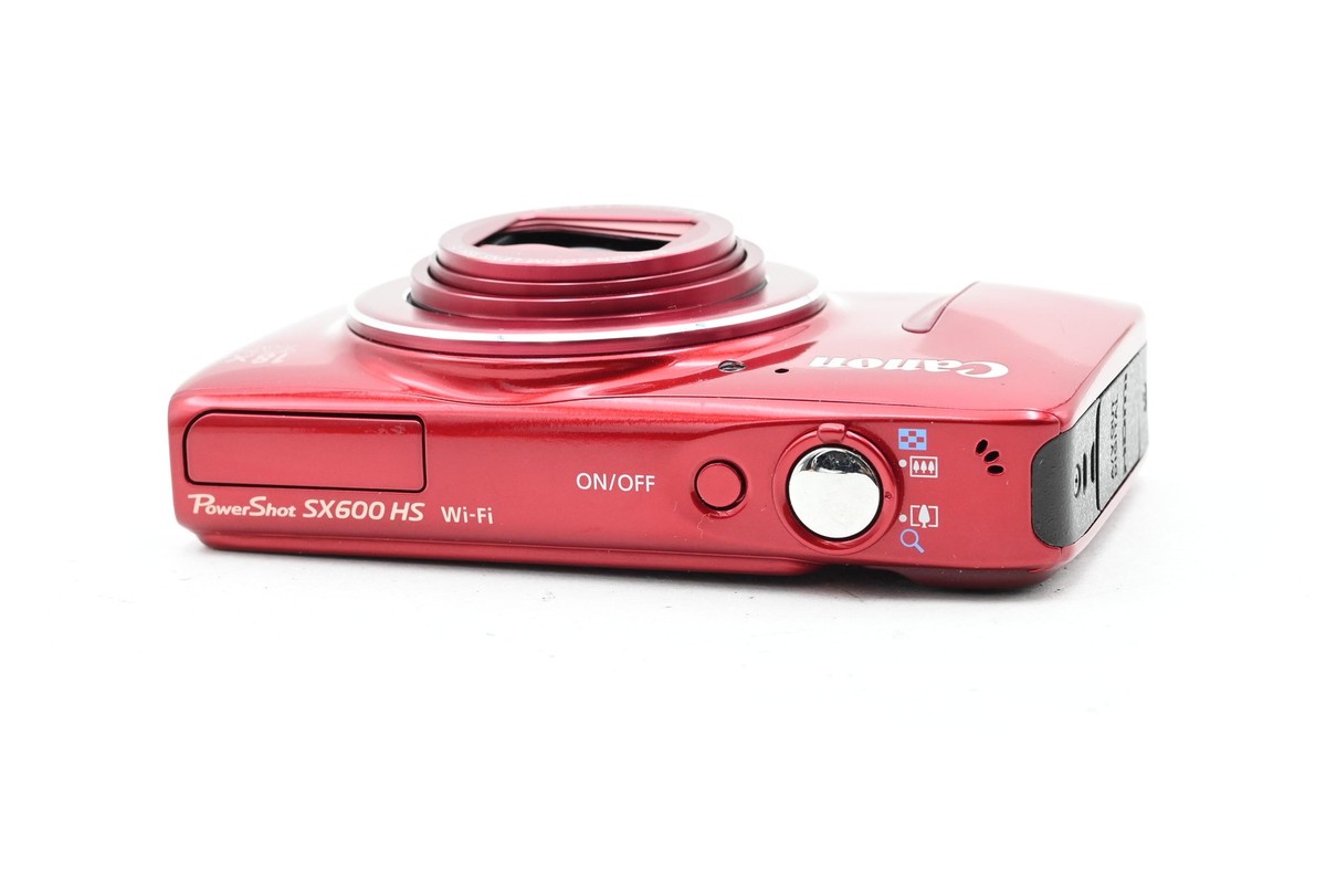 Canon PowerShot SX600 HS 16MP Digital Camera w/18x Zoom Red [Parts