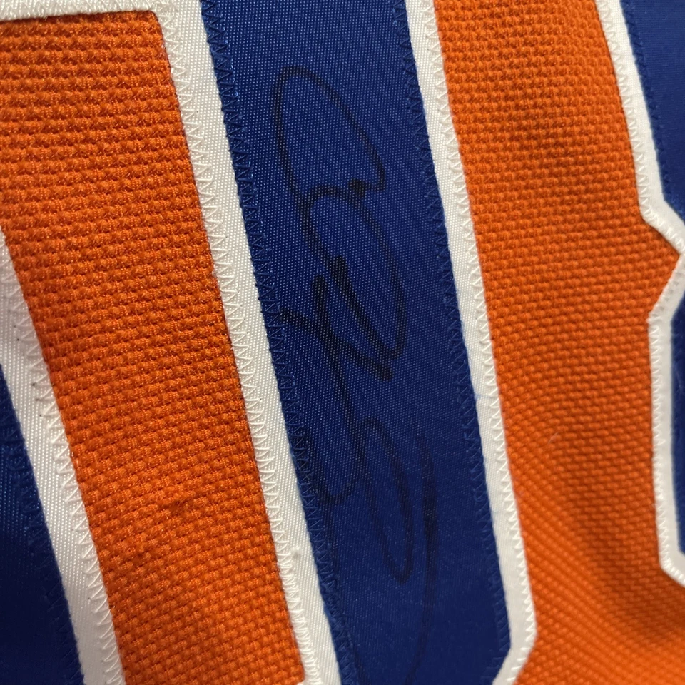 Camiseta Cliff Floyd Firmada Mets Naranja Antiguo Colección Auténtica Envío Gratis  Foto 4 de 4