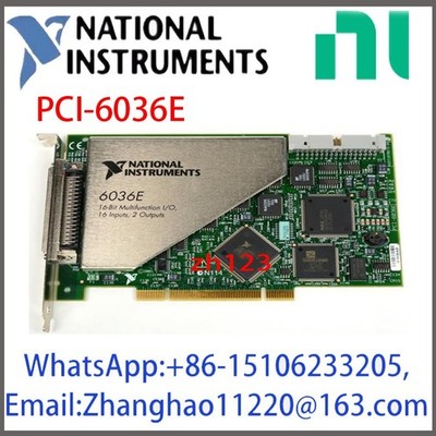 National Instruments PCI-6036E Multifunction Card 16 Inputs 2 Outputs 778465-01