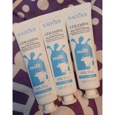 NEW Sadoer Ceramide Milk Plus Whitening Hand Cream x3