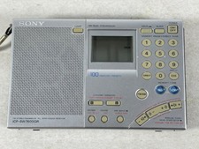 Sony ICF-SW7600GR AM/FM Radio Silver Good used Japan