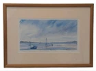 Barbara Heam Limited Edition Print Exe Estuary Exmouth Coastal Scene
