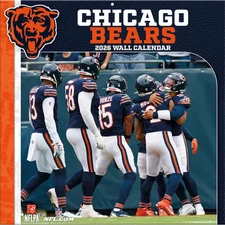 Turner Licensing,  NFL Chicago Bears 2026 Wall Calendar, 12'' X 12'', 12-Month C