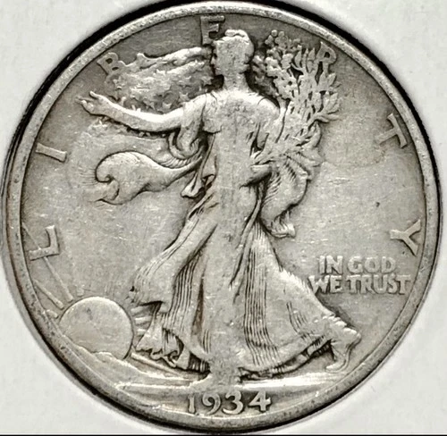 1934-D Walking Liberty Half Dollar Choice Original XF
