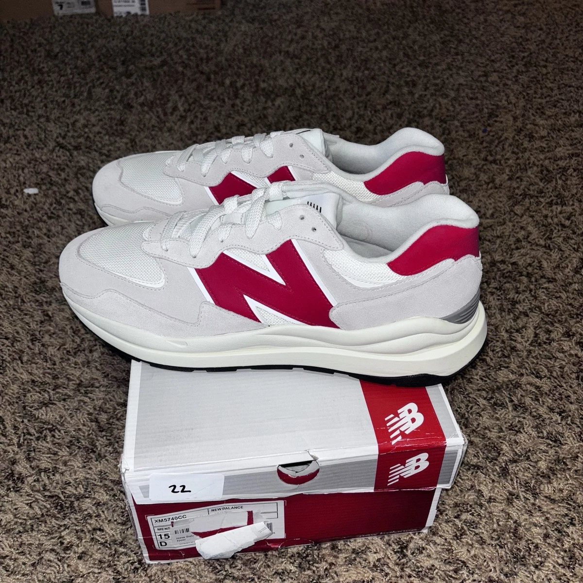 ようこ　ニューバランス577 GRAY/RED New Balance 57/40 Grey Red for Sale | Authenticity Guaranteed | eBay