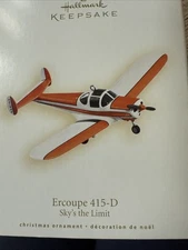 Hallmark Keepsake Christmas Ornament Ercoupe 415-D Sky's The Limit 2008 NEW NIB