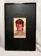 David Bowie Aladdin Sane Rare 4.5” x 7.5” Original Promo Poster Ad Framed!