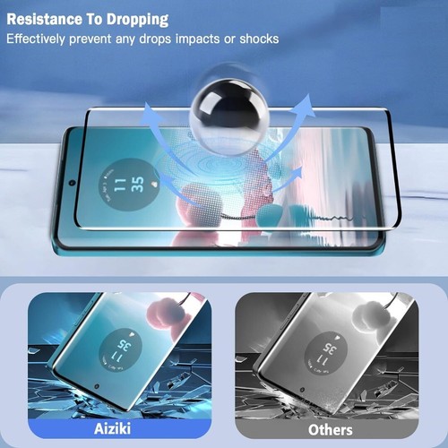 Protection d'écran en verre trempé plein écran pour Motorola Edge 50 Pro 5G - Photo 5 sur 12