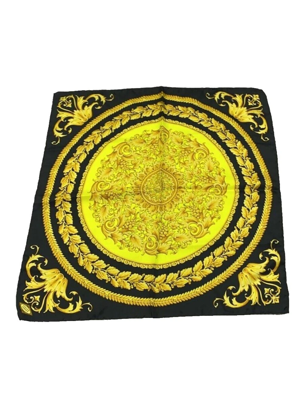 Cachecóis e xales Versace Seda Preta para mulheres