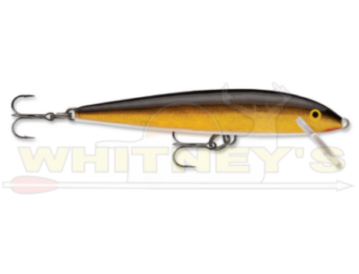 Appât Rapala F11 Flottant Perche Jaune - Neuf Avec Défaut Mineur