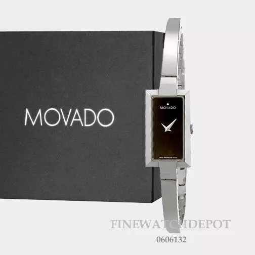 Movado rectangular top watch womens