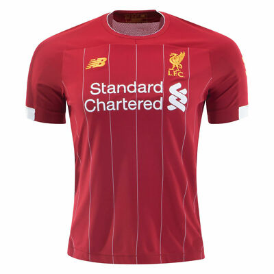 Liverpool New Balance 2019/20 Home Replica Short Sleeve Jersey