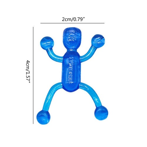Squishy Little Man Toy Sticky Sensory Decompressing Toy Family Throw Game - Picture 8 of 11