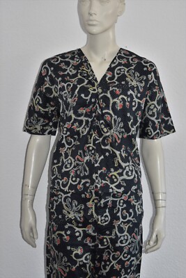 ISABEL MARANT ÉTOILE   Tunika Bluse mit Allover Print Blau Baumwolle Gr. 36