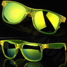 Sunglasses Unisex Mens Womens Classic Square Mirror Shades Vintage Retro UV400