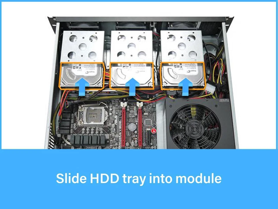 Rosewill RSV-Z2600U 2U Server Chassis Rackmount Case | 4 3.5" HDD Bays | Micro-A - Image 4 of 4