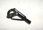 STAINLESS 1.7mm INSIDE DIAMETER BLACK FISHING ROD TIP END EYE HEMATITE EYELET4mm