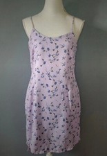 Daisy Street Purple Floral Slip Dress, 12, New