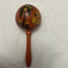 Maraca Shaker Mexican Party Favor Hand Painted Musical Shakers