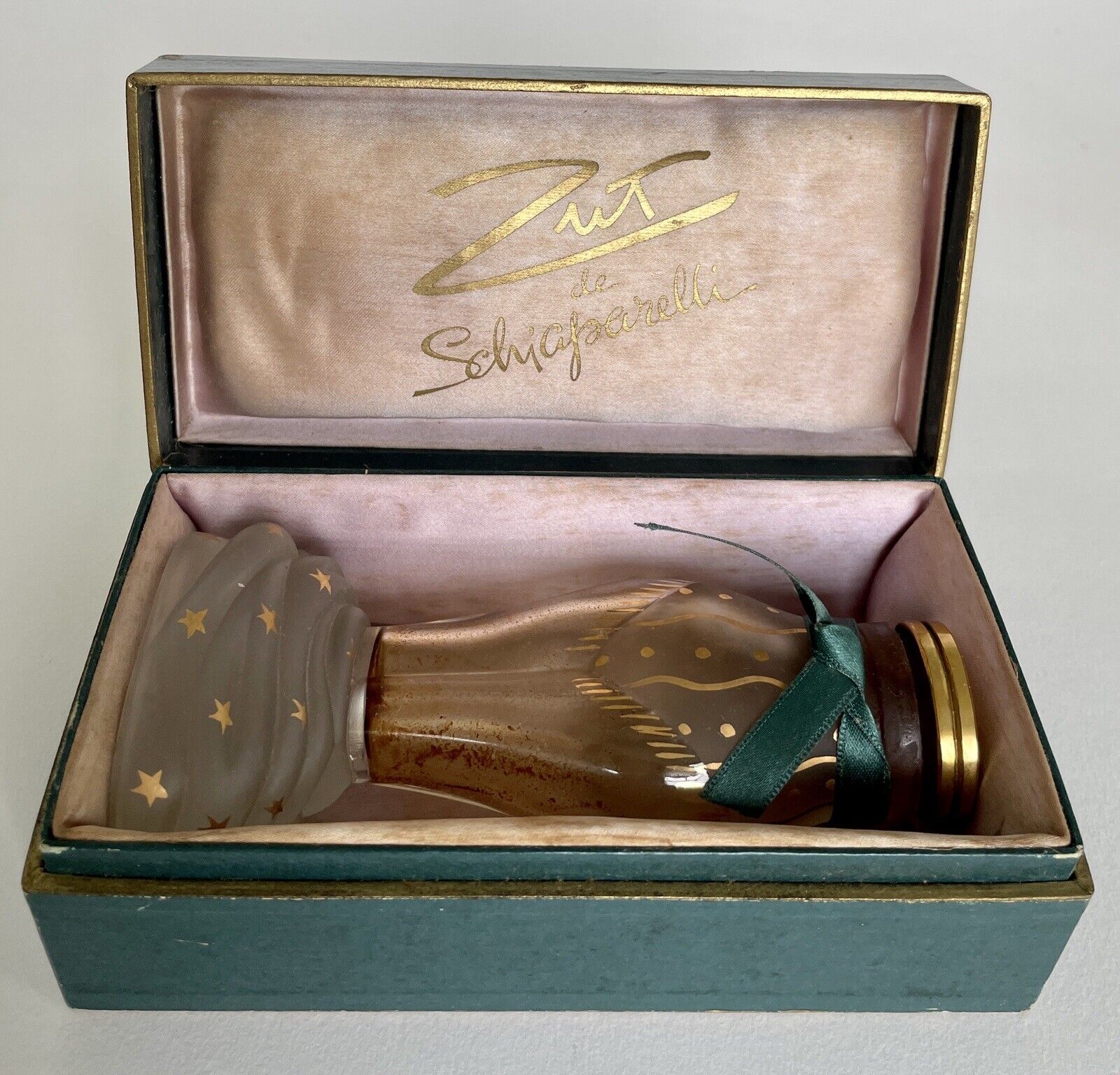 Coffret Ancien de parfum « Zut  »Schiaparelli, Extrêmement Rare France 1949