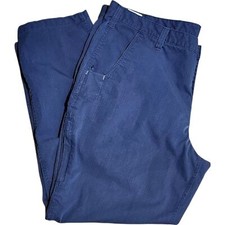 Carhartt Rugged Flex Navy Blue Relaxed Fit Ripstop Work Uniform Pants. Sz  