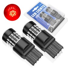 For Toyota RAV4 1998-2018 7443 2Pcs LED Red Brake Tail Stop Parking Light Bulbs