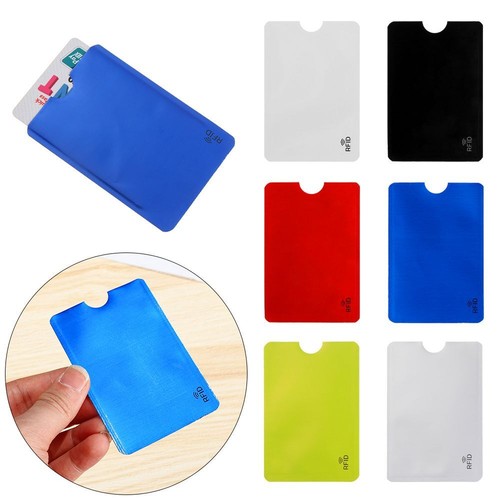 Smart Safety Credit Cards Bank Anti Thief Aluminium Rfid Card Holder Blocking