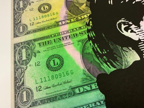 Chris Boyle Money Art Love Colour print 50/50 - Picture 10 of 12