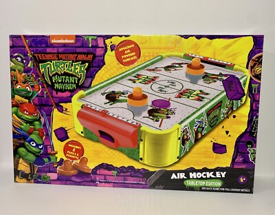 Teenage Mutant Ninja Turtles Mutant Mayhem Air Hockey Tabletop Edition New