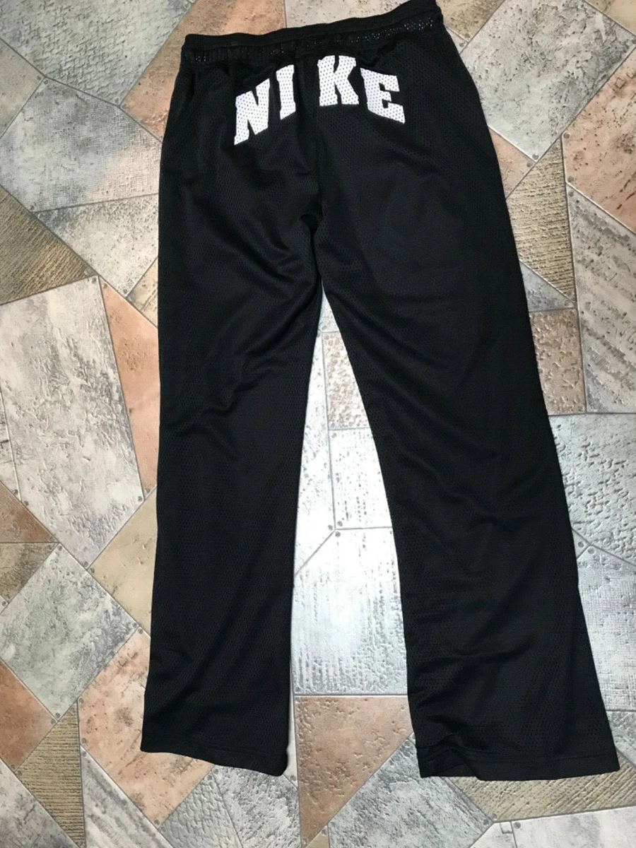 Girls NIKE SWEATPANTS LARGE/14 BLACK RUNNING PANTS ATHLETIC