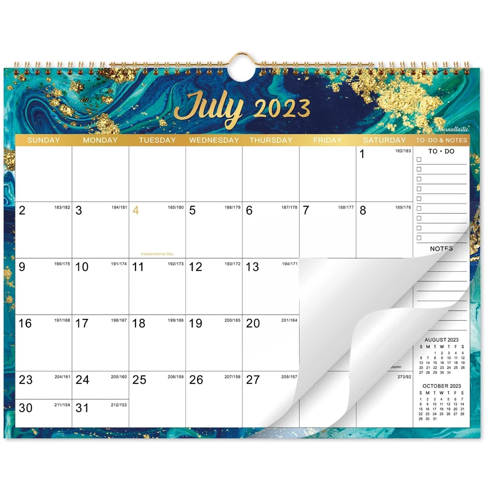 Monthly Wall Calendar 2023-2024, 14.6" X 11.5", Twin-Wire | eBay