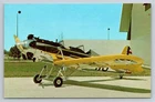 Military Aircraft Postcard Ryan PT-22 Recruit WW2 Trainer Plane Stats HK15