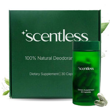 Internal Deodorant   Mint, Parsley  Chlorophyll Capsules for Body Odor   Alu...