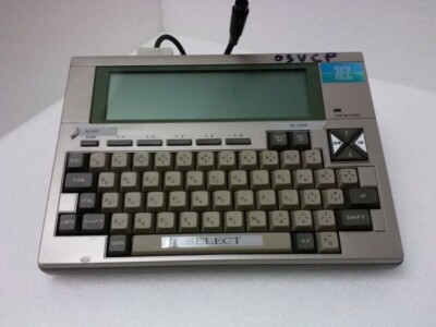 TEL Tokyo Electron NECV PC-8201 Hand-Held Personal Computer, Used