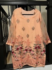 Pakistani Function Wear Shalwar Kameez 3 Piece Suit Size:42-XL FREE SHIPPING