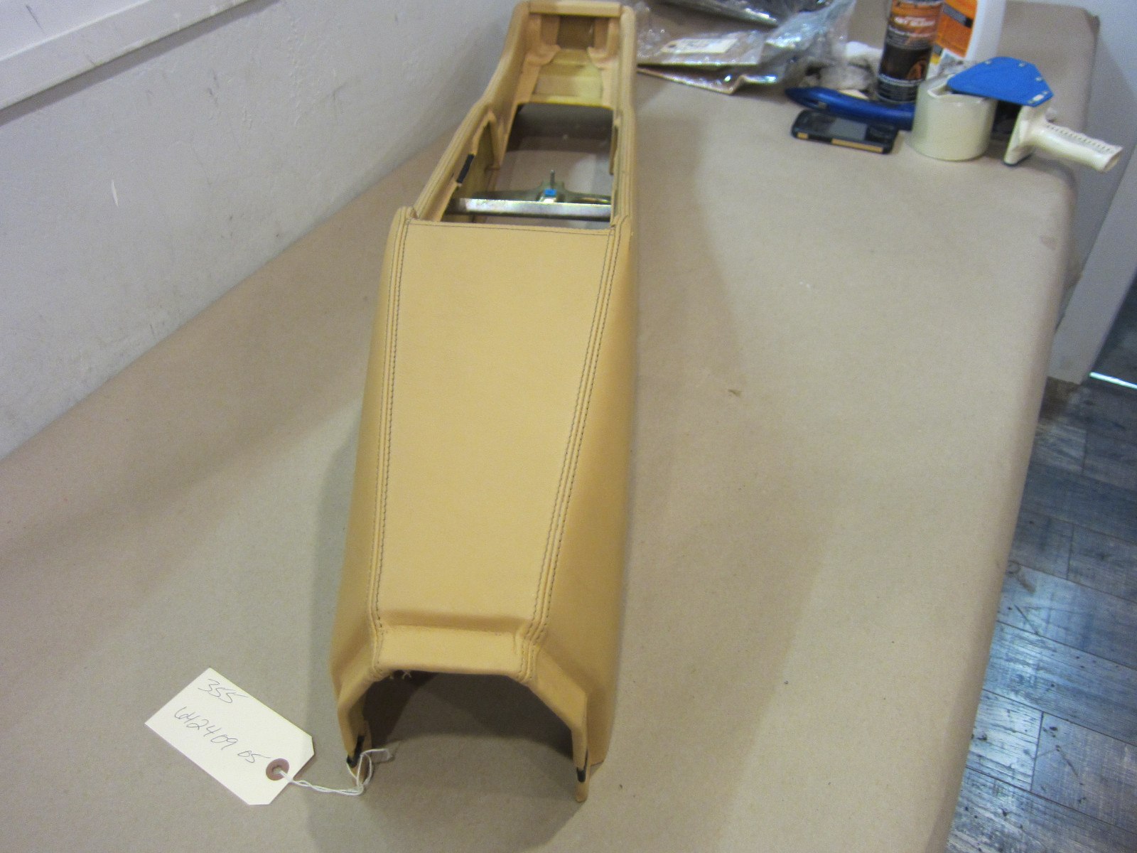 Ferrari 355 Center Console/Tunnel Cover Beige. Part# 64240905