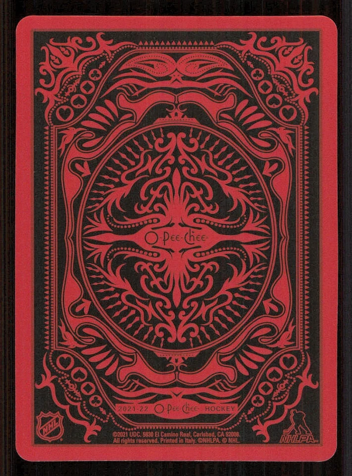 2021-22 O-Pee-Chee Playing Cards #4SPADES Tyler Seguin - Image 2 of 2