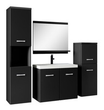 Mobile da bagno Malo 60cm Nero - Mobile contenitore