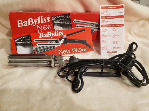 Vintage BaByliss New Wave NOS Wave Maker Type 340 Made in France RARE Crimper