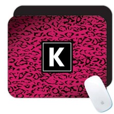 Gift Mousepad : Leopard Animal Print Pink Fashion Pattern For Her Feminine