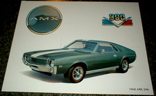 1968 Amc Amx 390 American Motors Art Photo Print Poster 68 69 70 Javelin