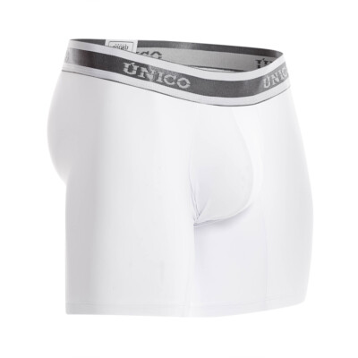 Unico Boxer Long Leg Suspensor Cup LUSTRE Cotton Men's Underwear