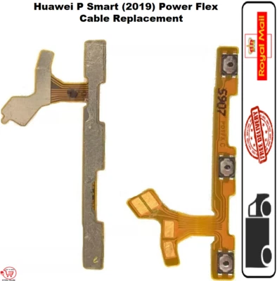 For Huawei P Smart (2019) Power Flex Cable Volume Buttons Replacement POT-L21